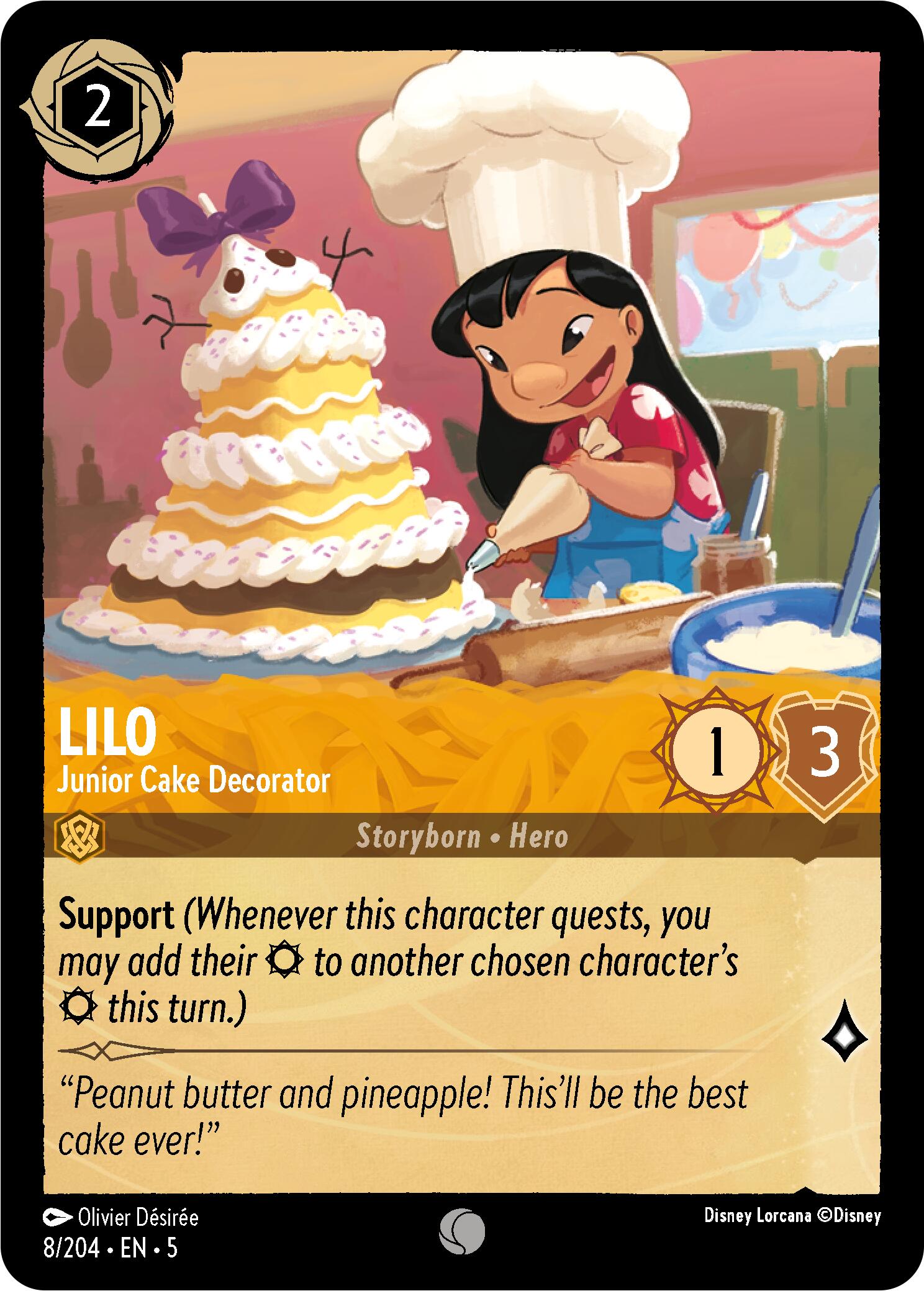 Lilo - Junior Cake Decorator (8/204) [Shimmering Skies] | Odin's Lair