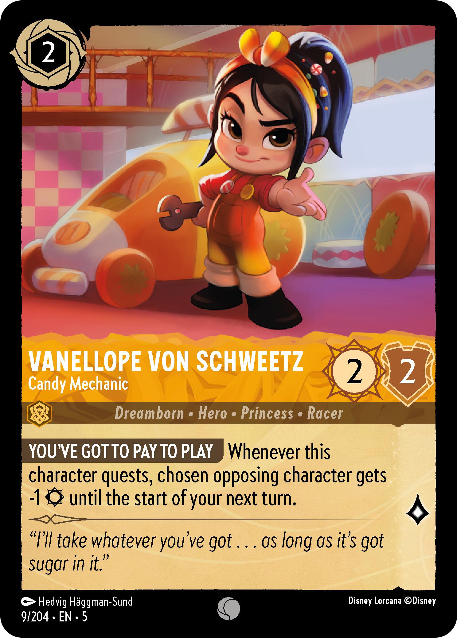 Vanellope von Schweetz - Candy Mechanic (9/204) [Shimmering Skies] | Odin's Lair