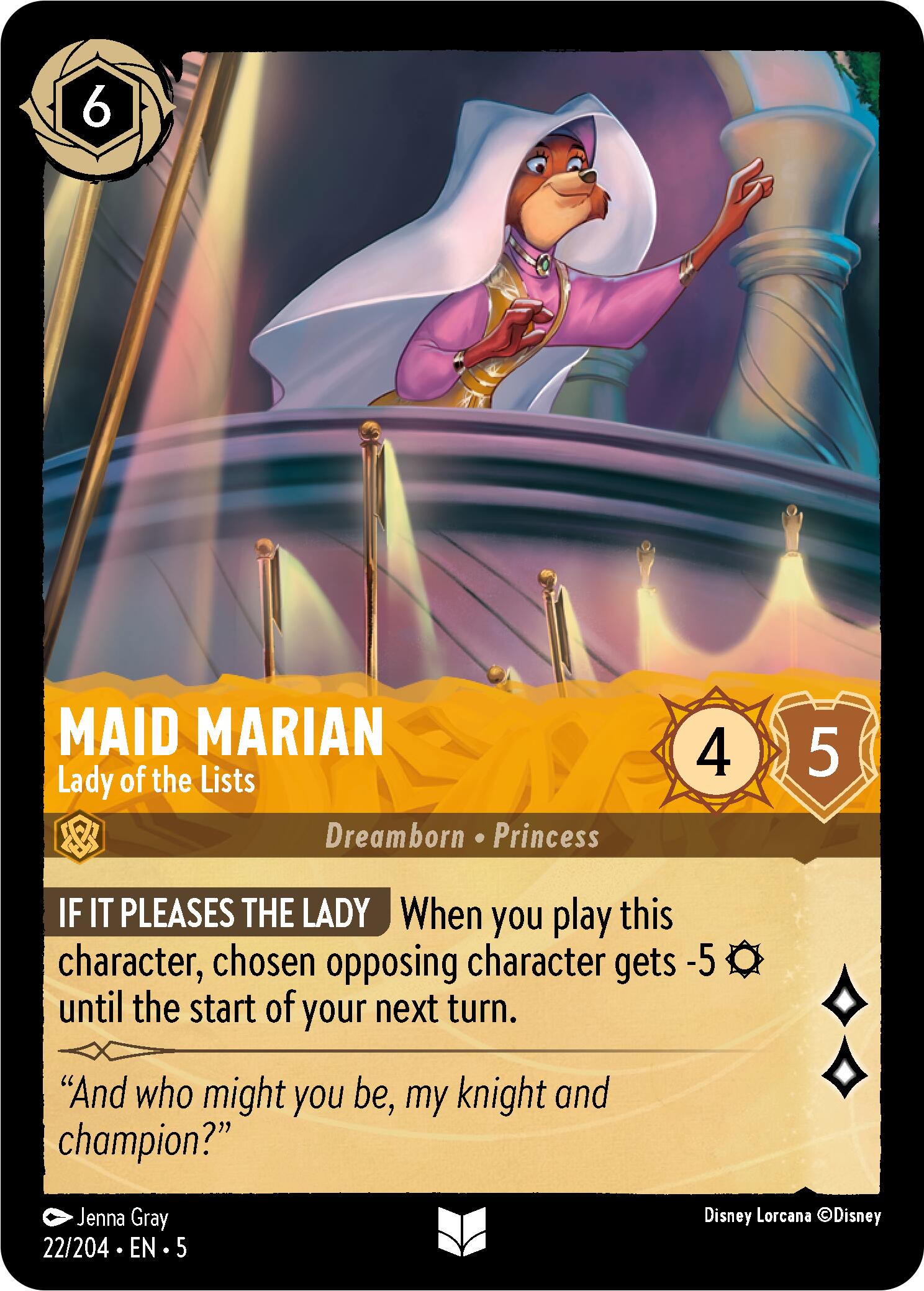 Maid Marian - Lady of the Lists (22/204) [Shimmering Skies] | Odin's Lair