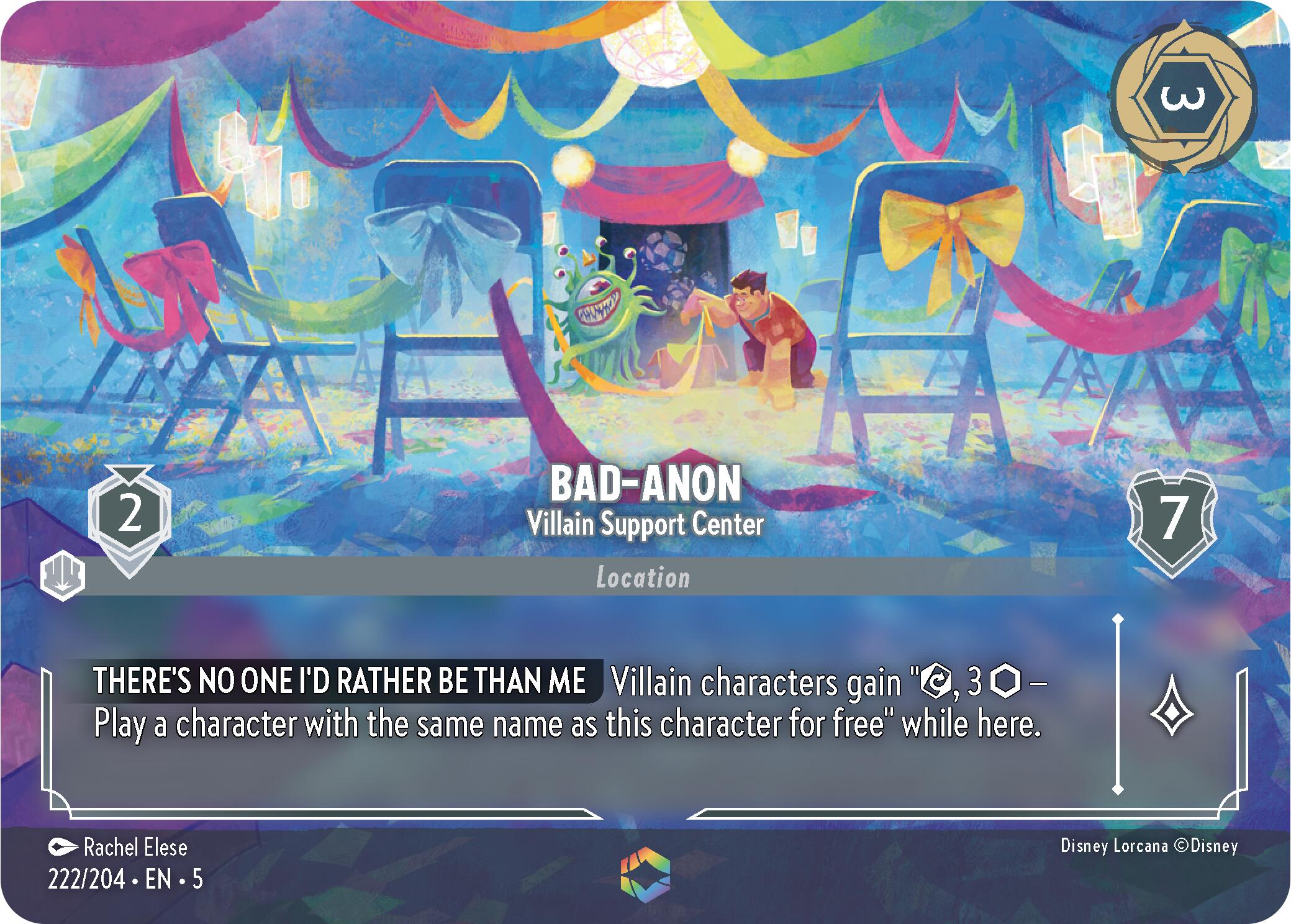 Bad-Anon - Villain Support Center (Enchanted) (222/204) [Shimmering Skies] | Dragon's Lair Comics and Fantasy Houston TX