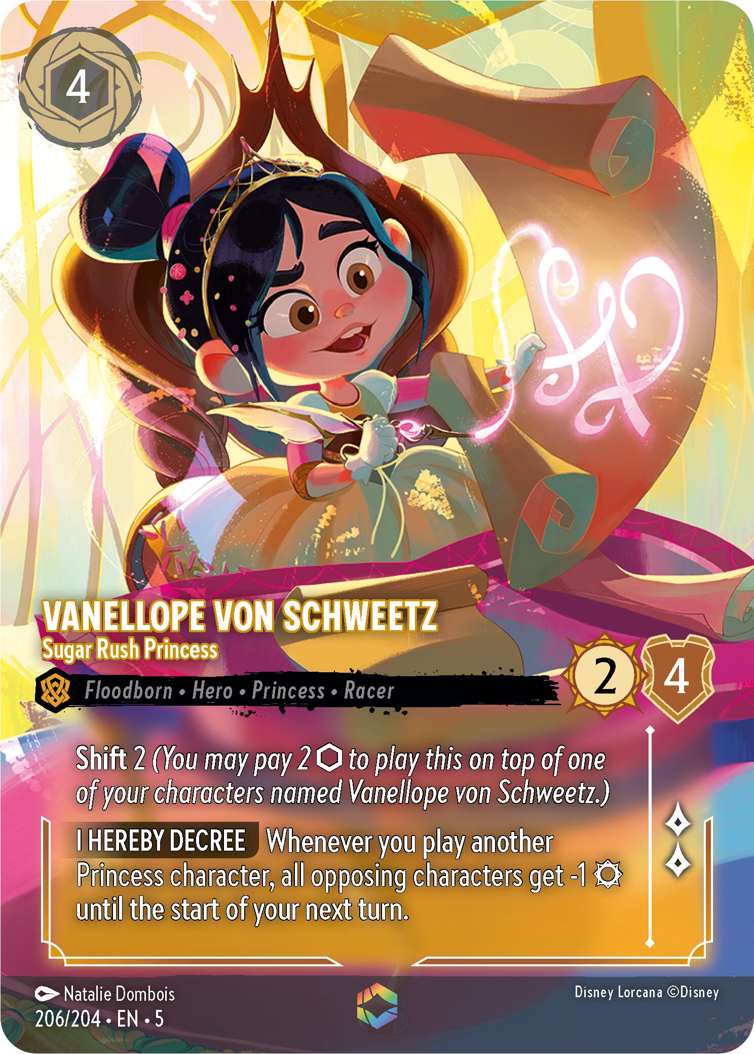 Vanellope von Schweetz - Sugar Rush Princess (Enchanted) (206/204) [Shimmering Skies] | Odin's Lair