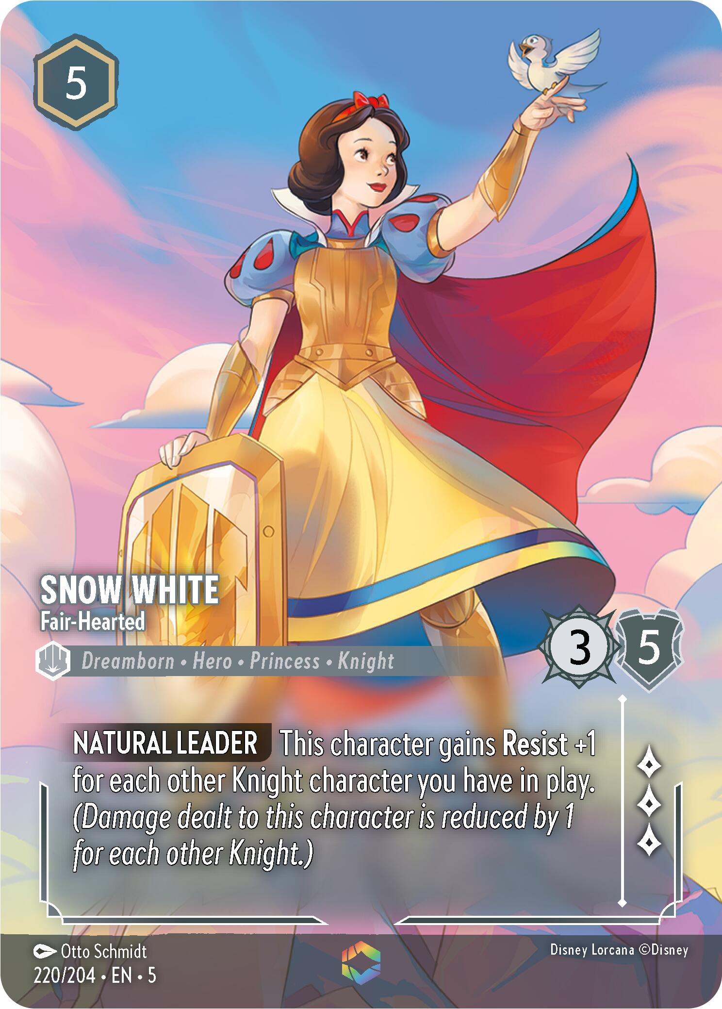 Snow White - Fair-Hearted (Enchanted) (220/204) [Shimmering Skies] | Odin's Lair