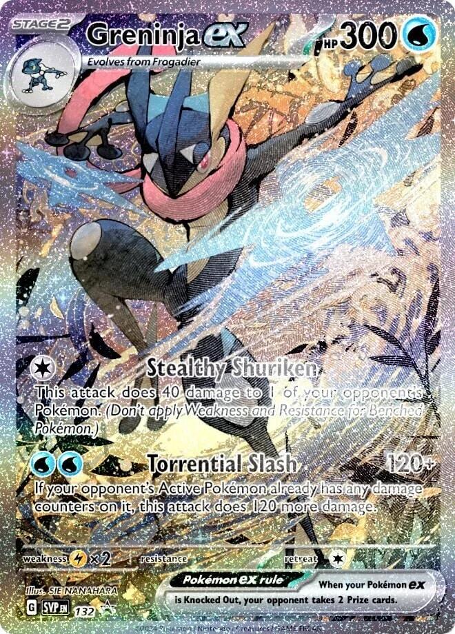 Greninja ex (132) [Scarlet & Violet: Black Star Promos] | Dragon's Lair Comics and Fantasy Houston TX