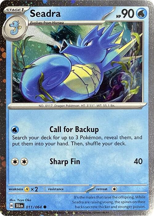 Seadra (011/064) (Cosmos Holo) [Miscellaneous Cards] | Dragon's Lair Comics and Fantasy Houston TX