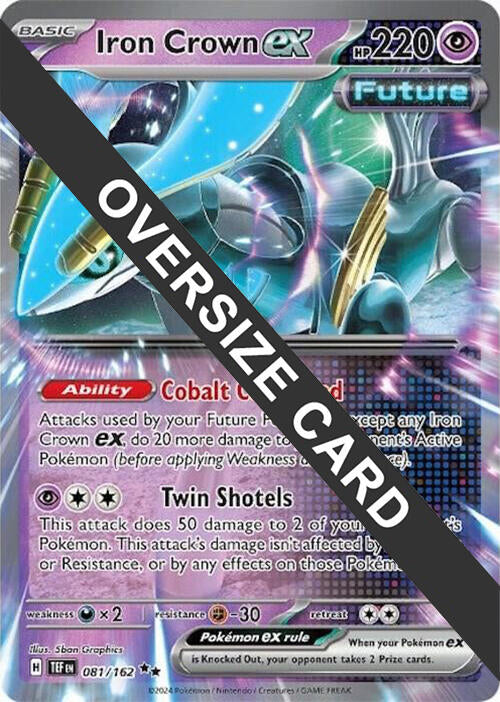 Iron Crown ex (081) (Jumbo Card) [Scarlet & Violet: Black Star Promos] | Dragon's Lair Comics and Fantasy Houston TX