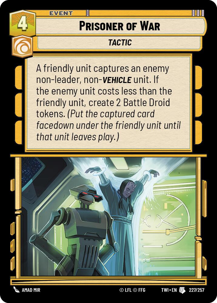 Prisoner of War (227/257) (227/257) [Twilight of the Republic] | Odin's Place