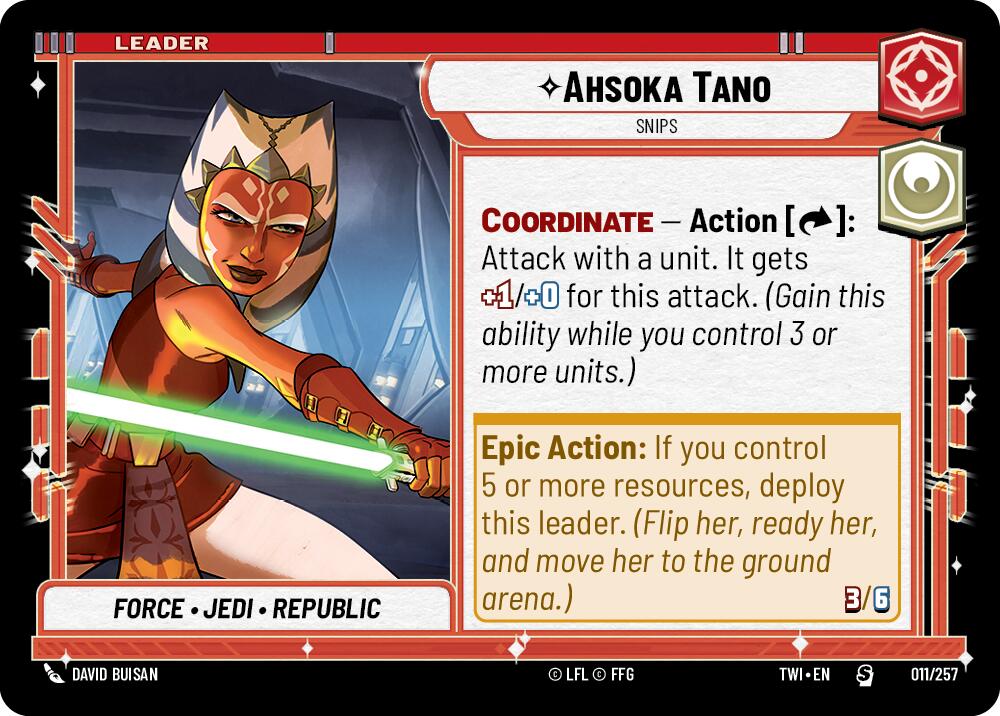 Ashoka Tano - Snips (011/257) (011/257) [Twilight of the Republic] | Dragon's Lair Comics and Fantasy Houston TX