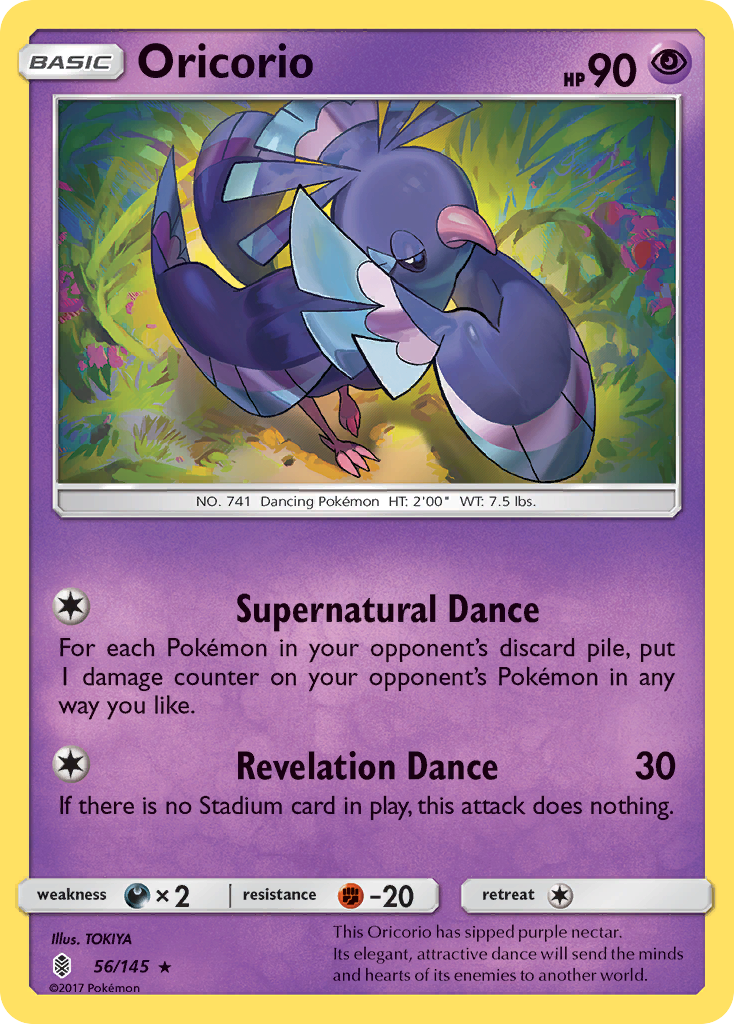 Oricorio (56/145) (League Promo) [Sun & Moon: Guardians Rising] | Odin's Place
