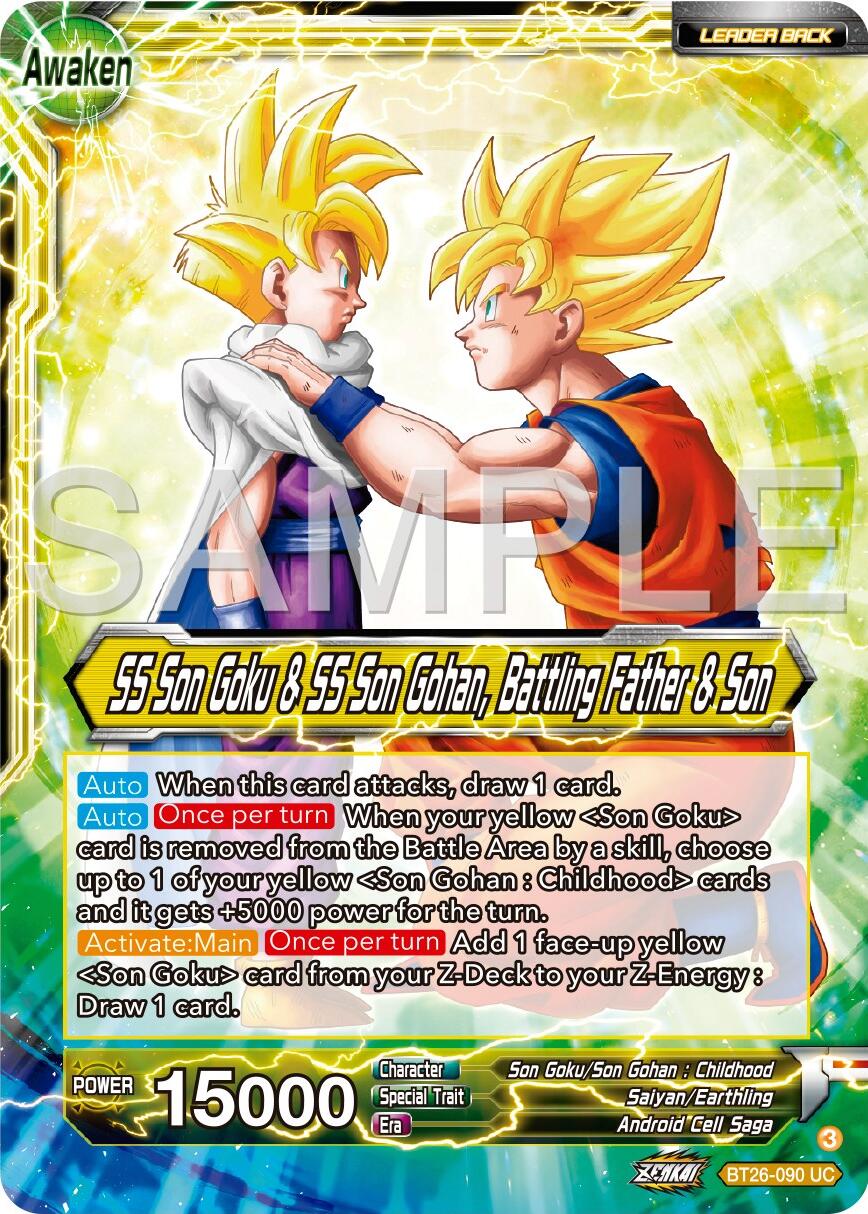 SS Son Goku // SS Son Goku & SS Son Gohan, Battling Father & Son (BT26-090) [Ultimate Advent] | Dragon's Lair Comics and Fantasy Houston TX