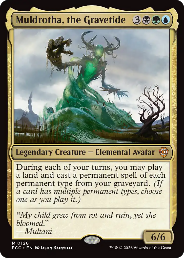Muldrotha, the Gravetide [Lorwyn Eclipsed Commander] | Odin's Place