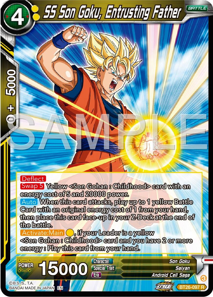 SS Son Goku, Entrusting Father (BT26-097) [Ultimate Advent] | Dragon's Lair Comics and Fantasy Houston TX