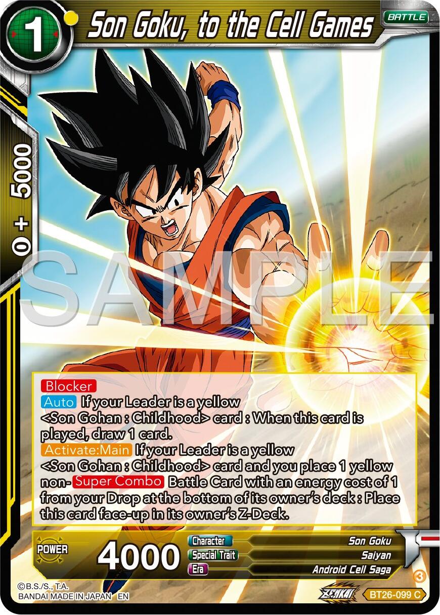 Son Goku, to the Cell Games (BT26-099) [Ultimate Advent] | Dragon's Lair Comics and Fantasy Houston TX