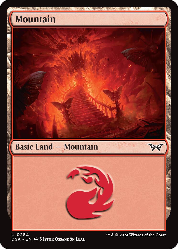 Mountain (0284) [Duskmourn: House of Horror] | Dragon's Lair Comics and Fantasy Houston TX