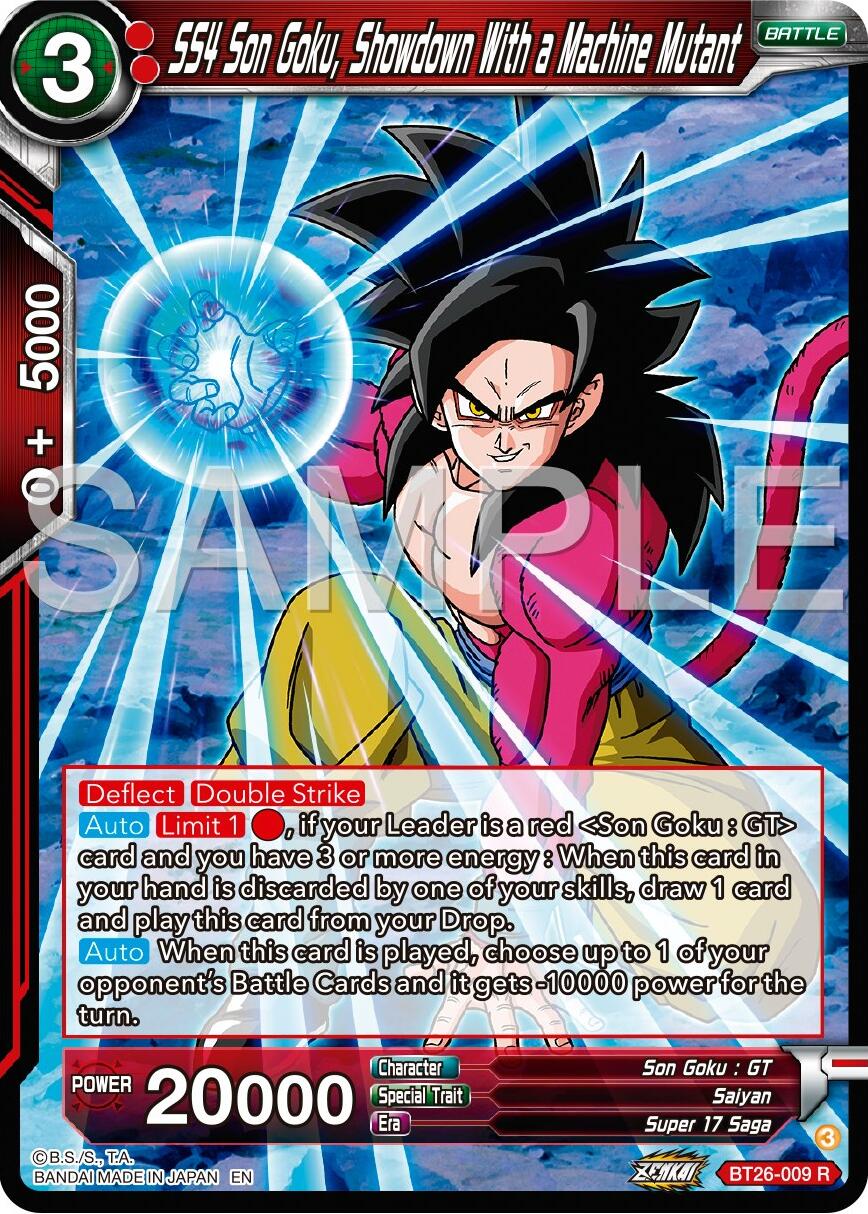 SS4 Son Goku, Showdown With a Machine Mutant (BT26-009) [Ultimate Advent] | Dragon's Lair Comics and Fantasy Houston TX