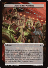 Chaos is My Plaything (Full Art) [Duskmourn: Archenemy] | Dragon's Lair Comics and Fantasy Houston TX