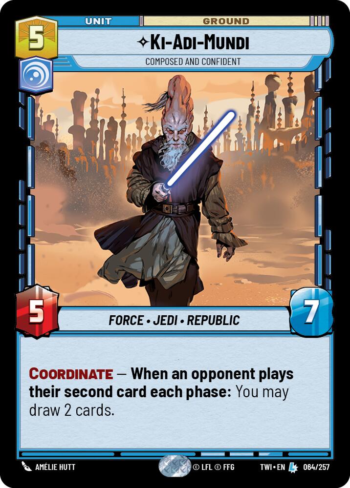 Ki-Adi-Mundi - Composed and Confident (064/257) (064/257) [Twilight of the Republic] | Odin's Place
