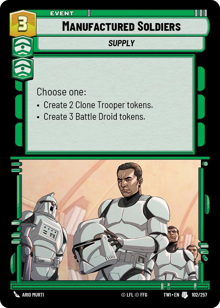 Manufactured Soldiers (102/257) (102/257) [Twilight of the Republic] | Odin's Place