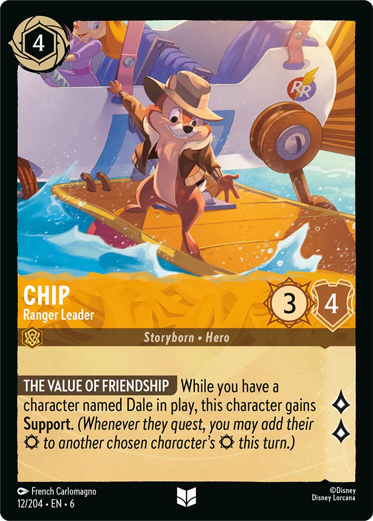 Chip - Ranger Leader (12/204) [Azurite Sea] | Odin's Place