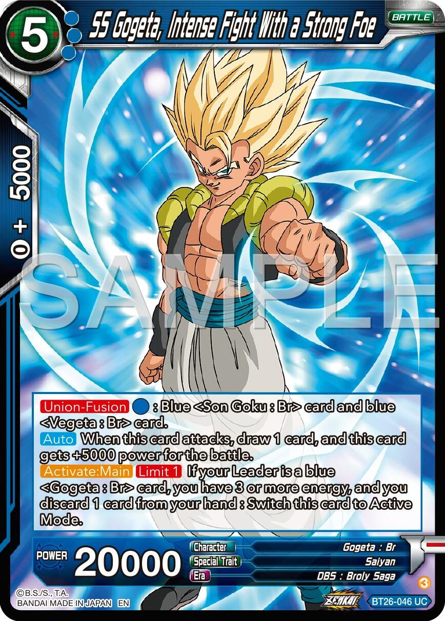 SS Gogeta, Intense Fight With a Strong Foe (BT26-046) [Ultimate Advent] | Dragon's Lair Comics and Fantasy Houston TX