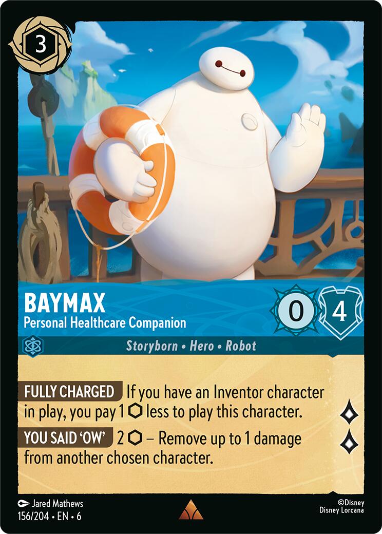 Baymax - Personal Healthcare Companion (156/204) [Azurite Sea] | Dragon's Lair Comics and Fantasy Houston TX