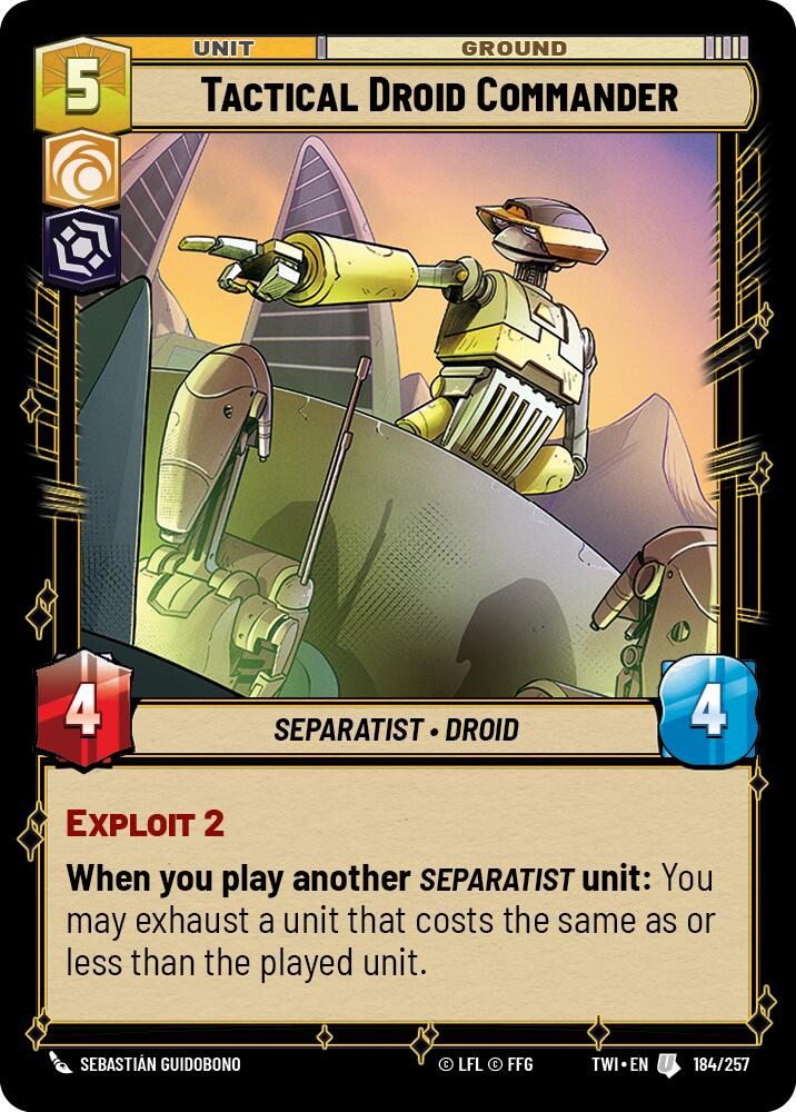 Tactical Droid Commander (184/257) (184/257) [Twilight of the Republic] | Odin's Place