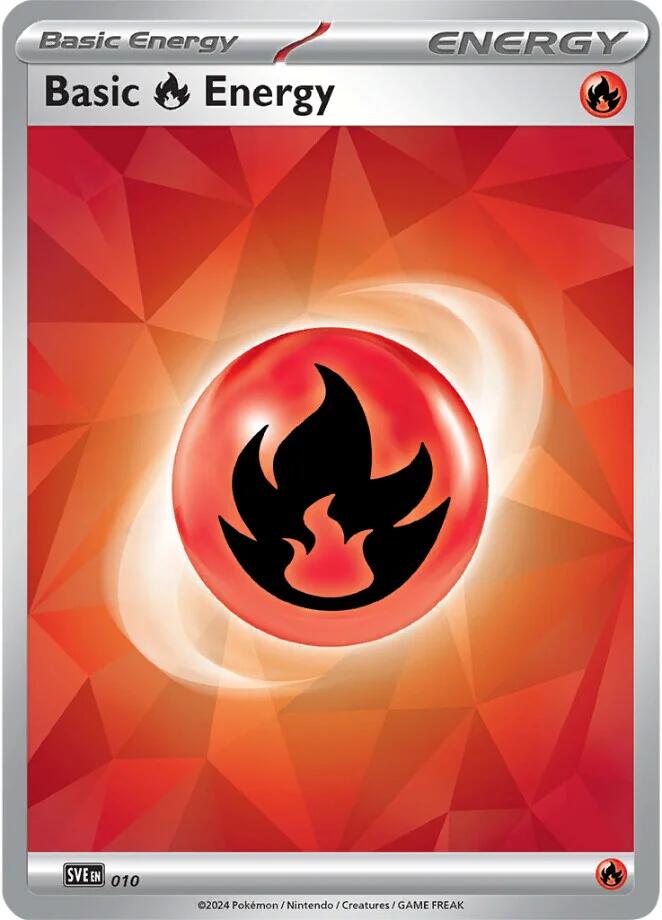 Basic Fire Energy (010)(Holo) [Scarlet & Violet: Stellar Crown] | Dragon's Lair Comics and Fantasy Houston TX