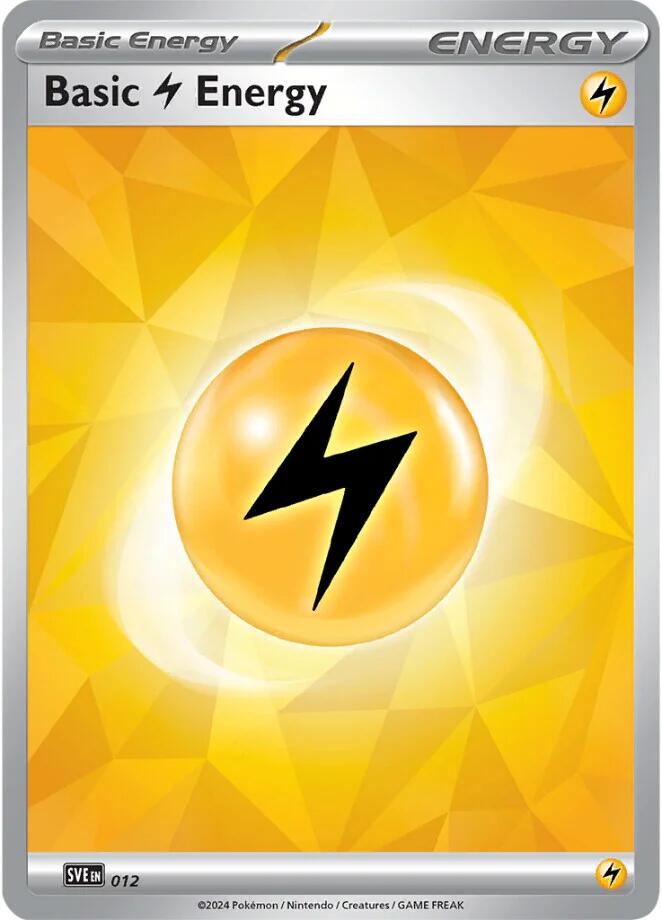 Basic Lightning Energy (012) [Scarlet & Violet: Stellar Crown] | Dragon's Lair Comics and Fantasy Houston TX