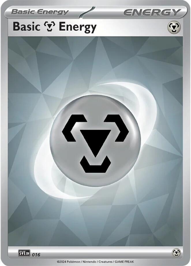 Basic Metal Energy (016)(Holo) [Scarlet & Violet: Stellar Crown] | Dragon's Lair Comics and Fantasy Houston TX