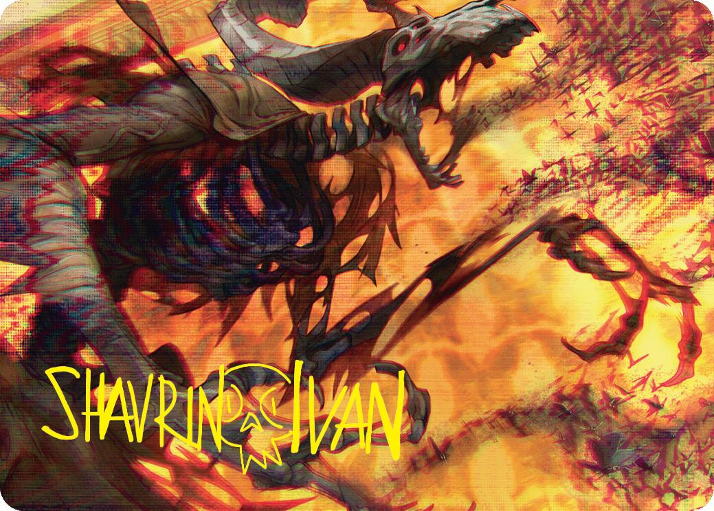 Unwanted Remake Art Card (Gold-Stamped Signature) [Duskmourn: House of Horror Art Series] | Dragon's Lair Comics and Fantasy Houston TX