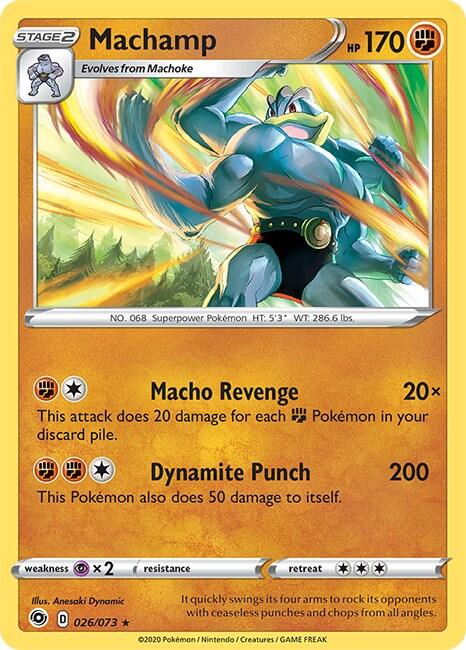 Machamp (26/73) (Intro Deck) [Sword & Shield: Champion's Path] | Dragon's Lair Comics and Fantasy Houston TX
