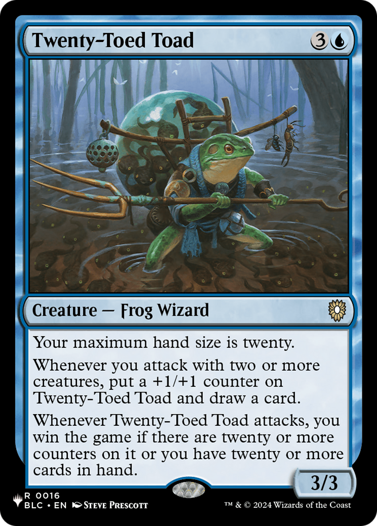 Twenty-Toed Toad [The List] | Dragon's Lair Comics and Fantasy Houston TX