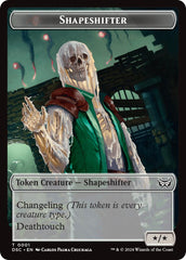 Shapeshifter // Insect (0022) Double-Sided Token [Duskmourn: House of Horror Commander Tokens] | Dragon's Lair Comics and Fantasy Houston TX