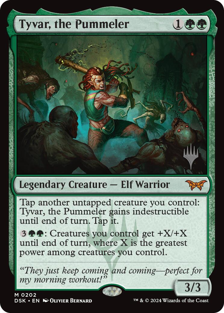 Tyvar, the Pummeler (Promo Pack) [Duskmourn: House of Horror Promos] | Dragon's Lair Comics and Fantasy Houston TX
