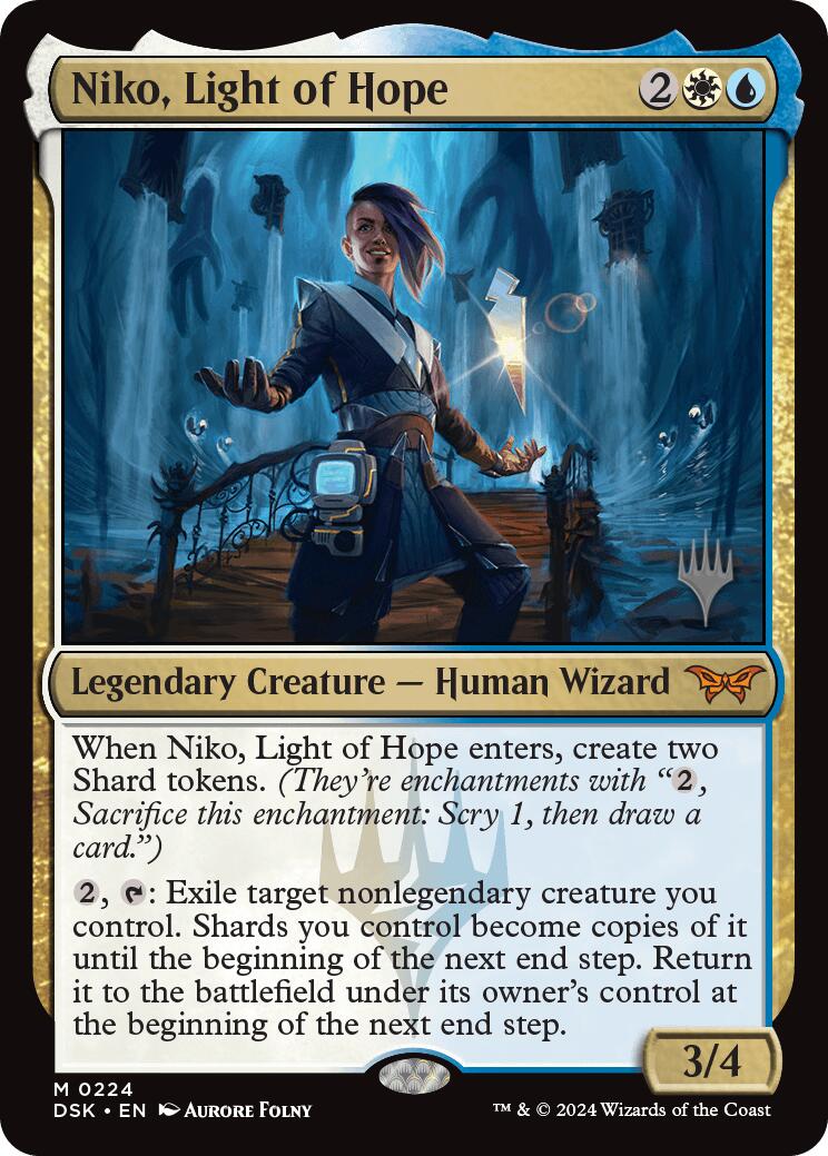 Niko, Light of Hope (Promo Pack) [Duskmourn: House of Horror Promos] | Dragon's Lair Comics and Fantasy Houston TX