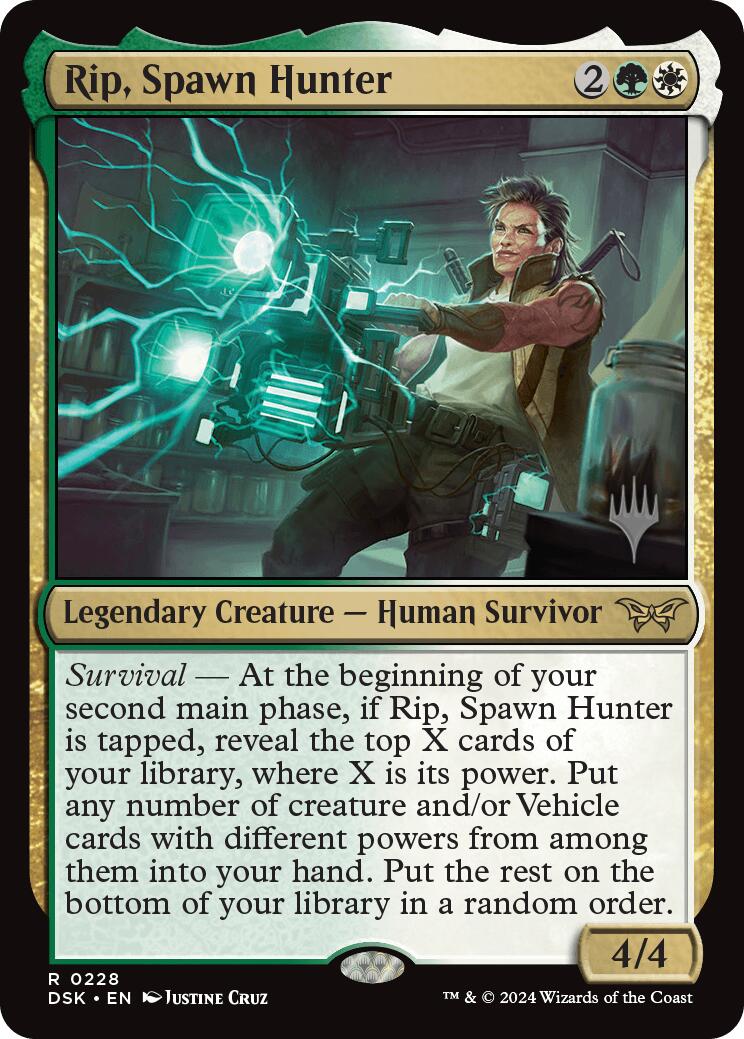 Rip, Spawn Hunter (Promo Pack) [Duskmourn: House of Horror Promos] | Dragon's Lair Comics and Fantasy Houston TX
