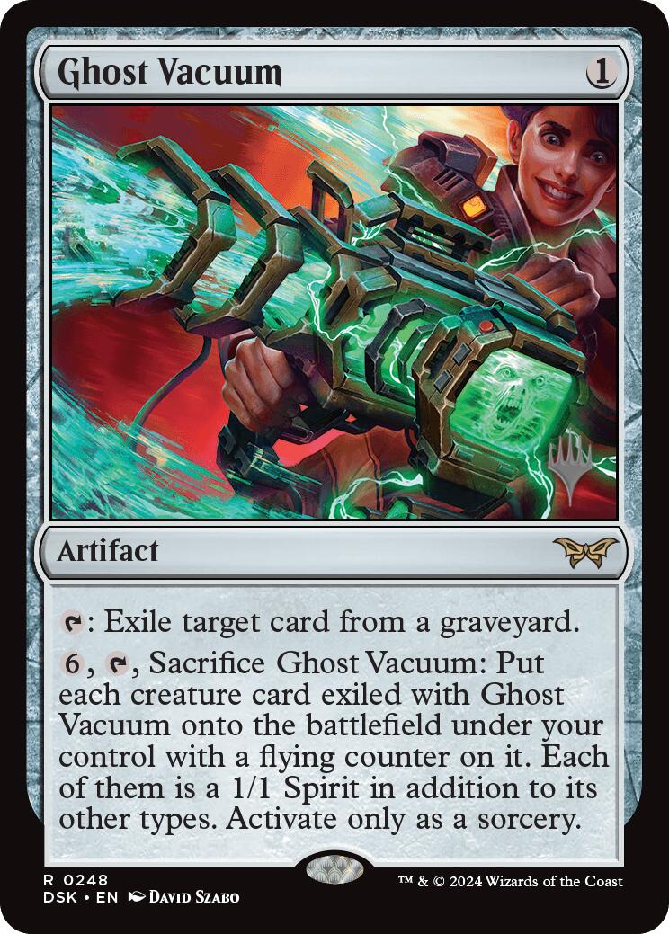 Ghost Vacuum (Promo Pack) [Duskmourn: House of Horror Promos] | Dragon's Lair Comics and Fantasy Houston TX