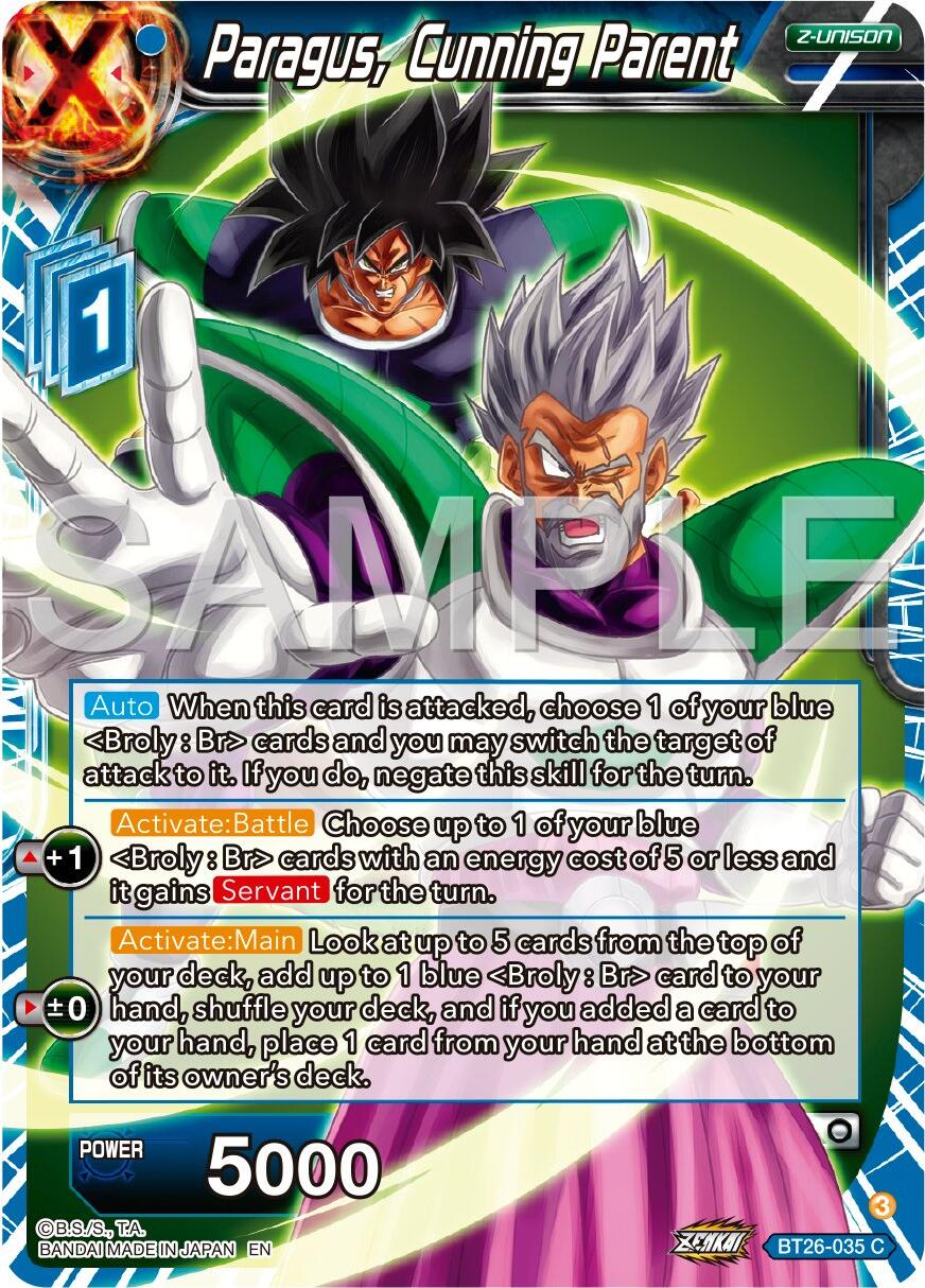 Paragus, Cunning Parent (BT26-035) [Ultimate Advent] | Dragon's Lair Comics and Fantasy Houston TX