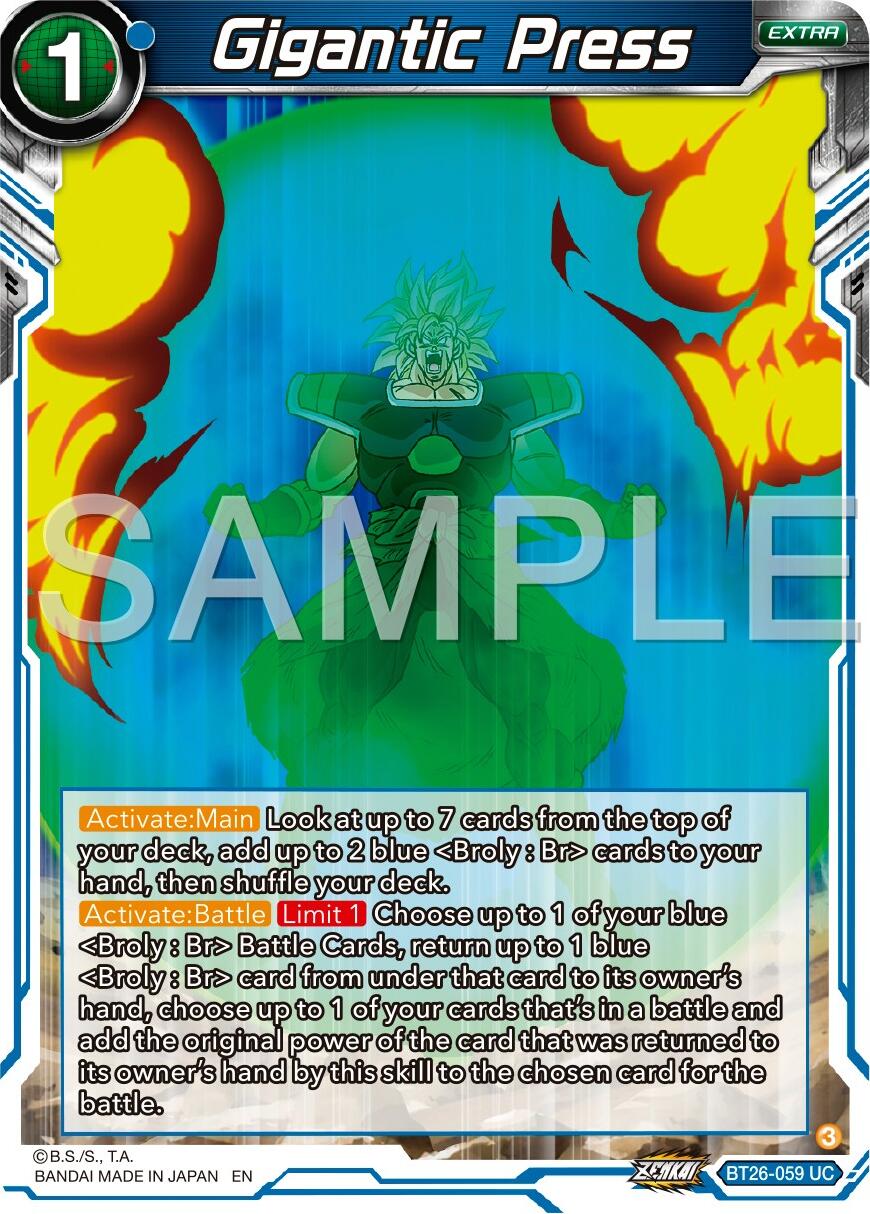 Gigantic Press (BT26-059) [Ultimate Advent] | Dragon's Lair Comics and Fantasy Houston TX