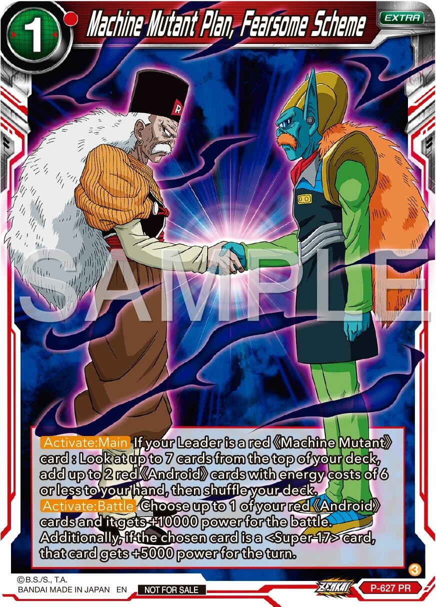 Machine Mutant Plan, Fearsome Scheme (Zenkai Series Tournament Pack Vol.9) (P-627) [Promotion Cards] | Dragon's Lair Comics and Fantasy Houston TX