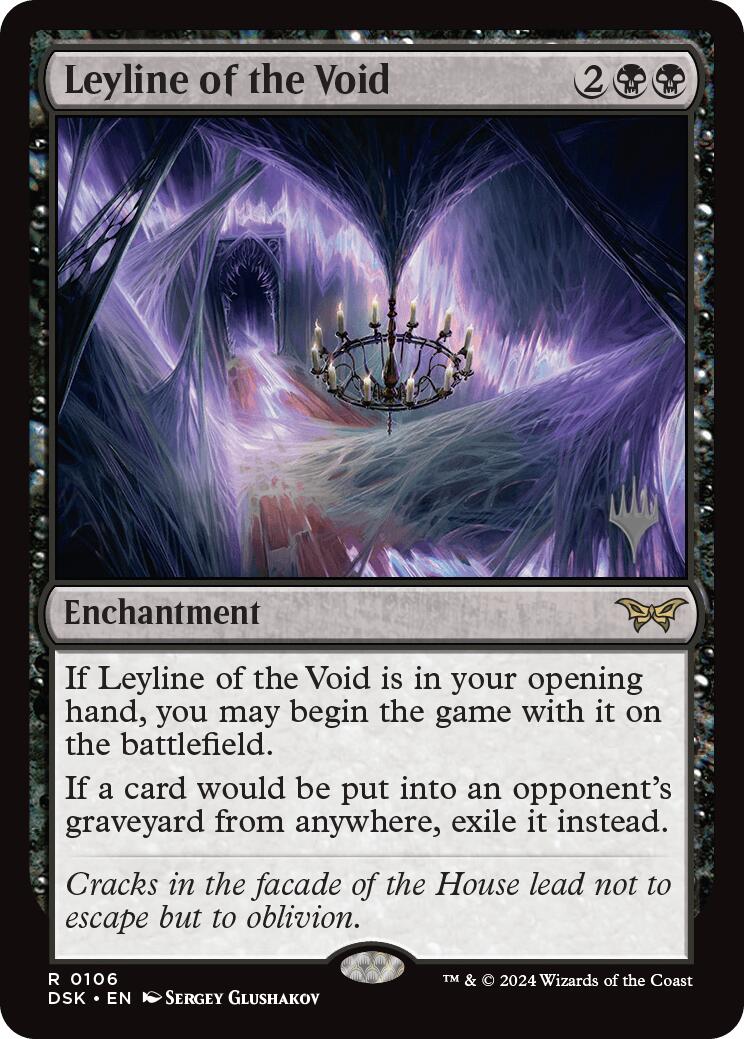 Leyline of the Void (Promo Pack) [Duskmourn: House of Horror Promos] | Dragon's Lair Comics and Fantasy Houston TX