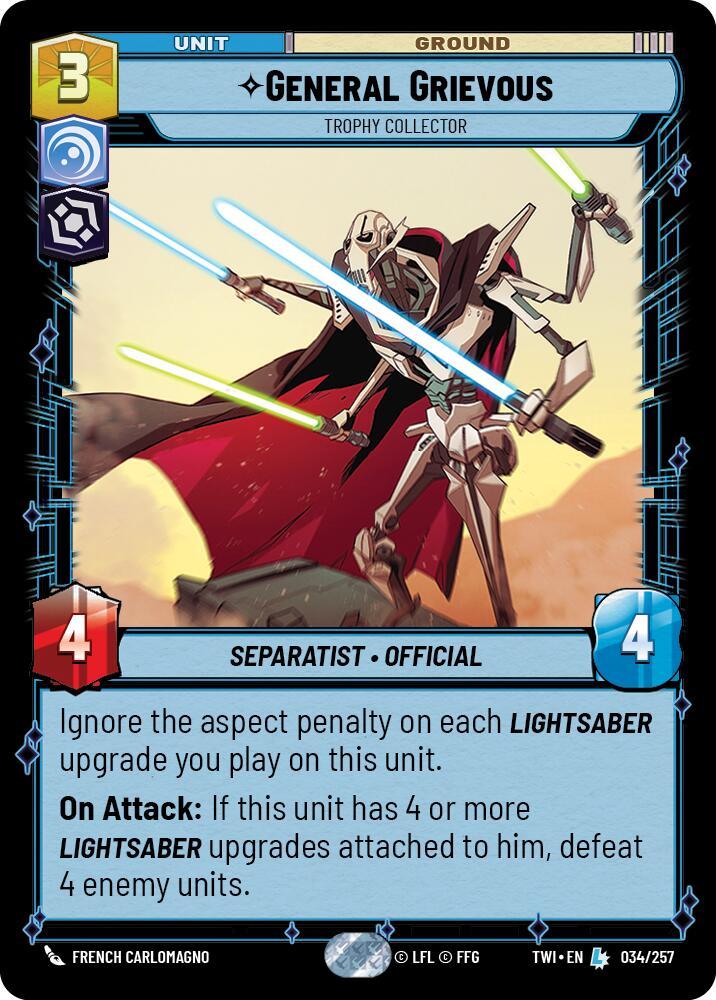 General Grievous - Trophy Collector (034/257) (034/257) [Twilight of the Republic] | Odin's Place