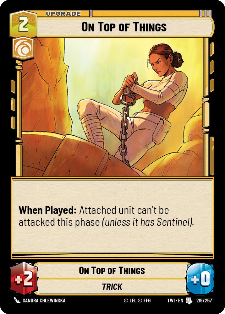 On Top of Things (219/257) (219/257) [Twilight of the Republic] | Odin's Place