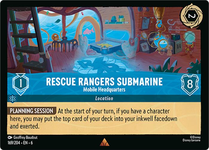 Rescue Rangers Submarine - Mobile Headquarters (169/204) [Azurite Sea] | Odin's Place