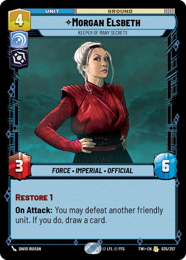 Morgan Elsbeth - Keeper of Many Secrets (035/257) (035/257) [Twilight of the Republic] | Odin's Place