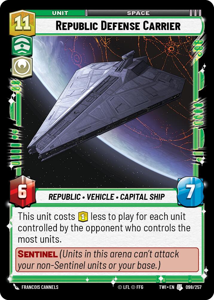 Republic Defense Carrier (098/257) (098/257) [Twilight of the Republic] | Odin's Place