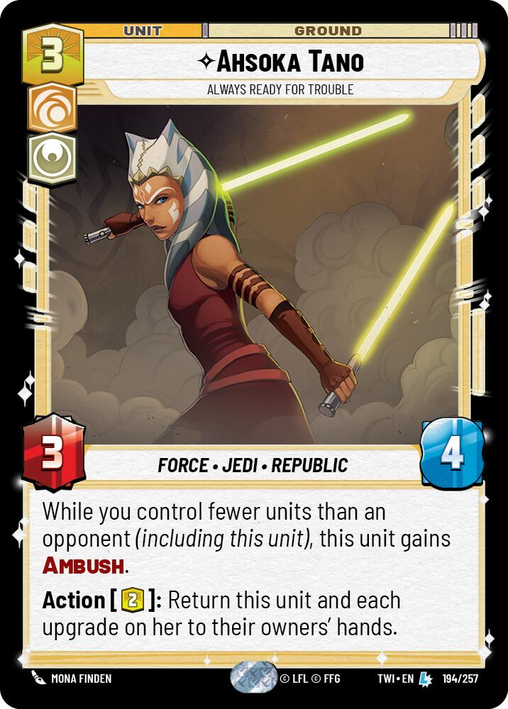 Ahsoka Tano - Always Ready For Trouble (194/257) (194/257) [Twilight of the Republic] | Dragon's Lair Comics and Fantasy Houston TX