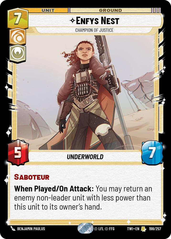 Enfys Nest - Champion of Justice (198/257) (198/257) [Twilight of the Republic] | Odin's Place