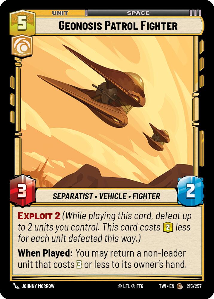 Geonosis Patrol Fighter (215/257) (215/257) [Twilight of the Republic] | Odin's Place