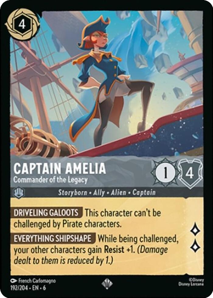 Captain Amelia - Commander of the Legacy (192/204) [Azurite Sea] | Odin's Place