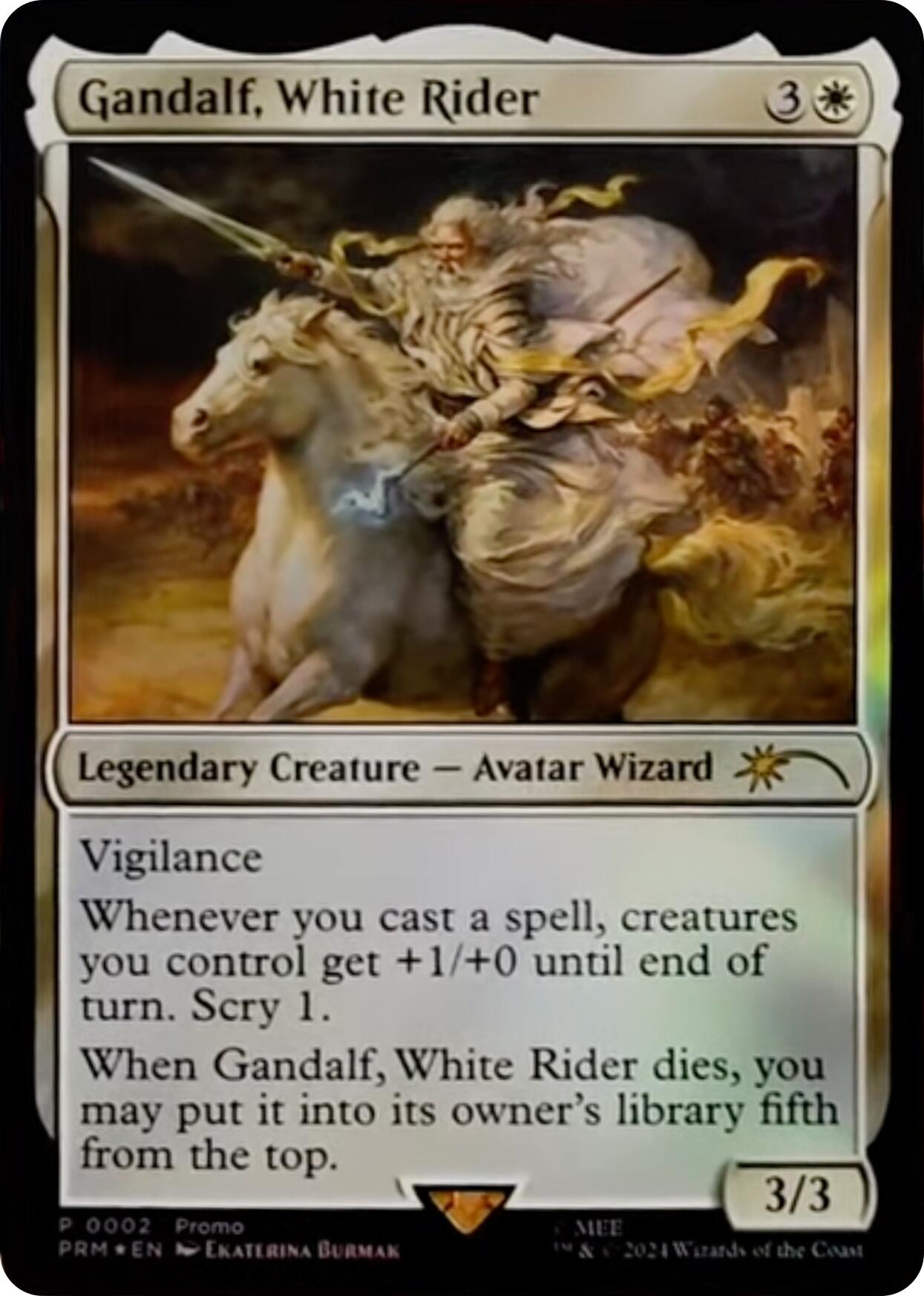 Gandalf, White Rider [Resale Promos] | Dragon's Lair Comics and Fantasy Houston TX